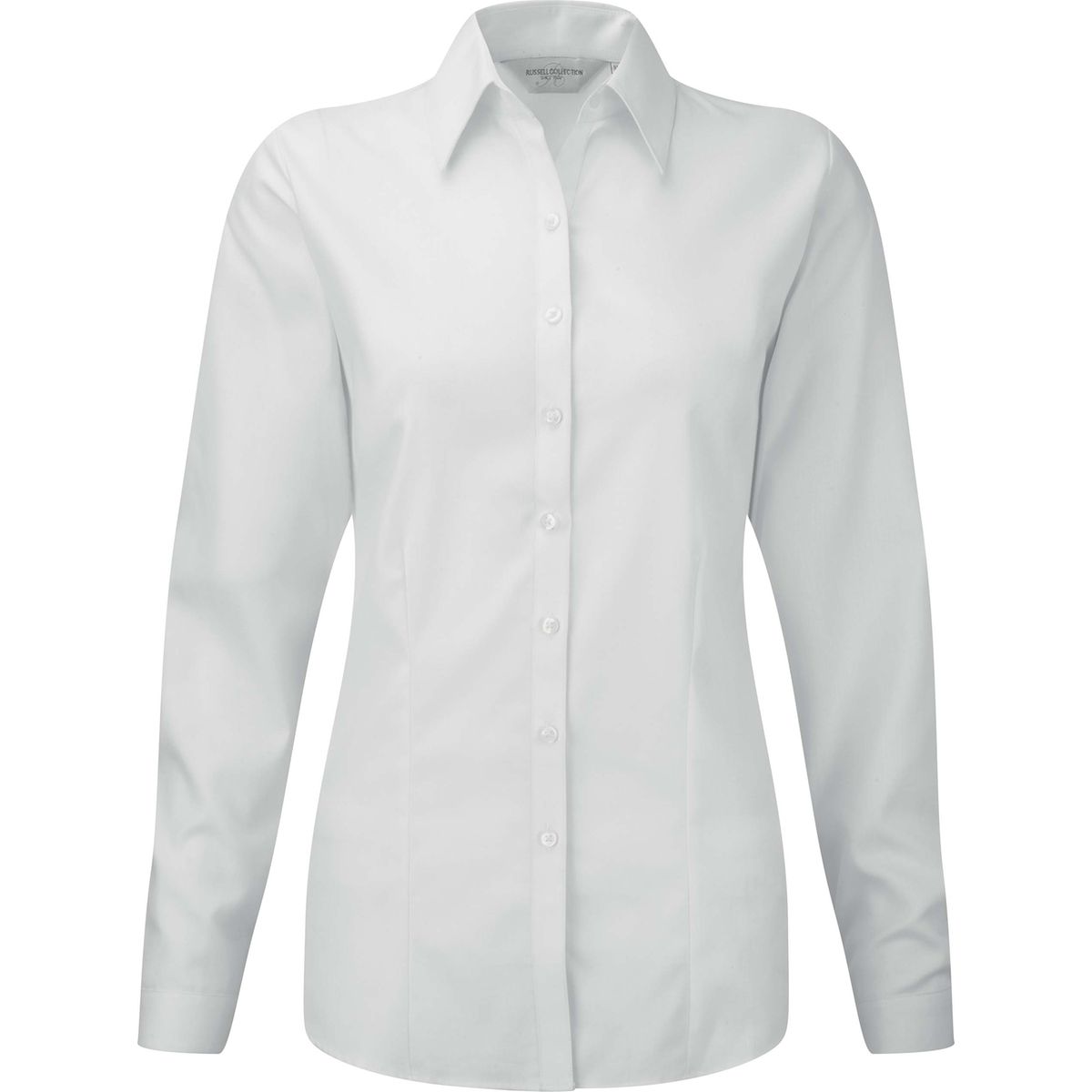 shirt chemise Russel Europe Ladies Manches longues Ultimate Stretch Chemisier Femmes
